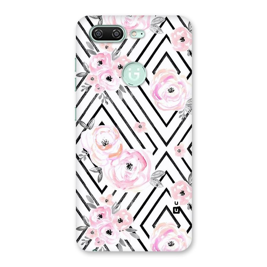 Light Pastel Flowers Design Back Case for Gionee S10