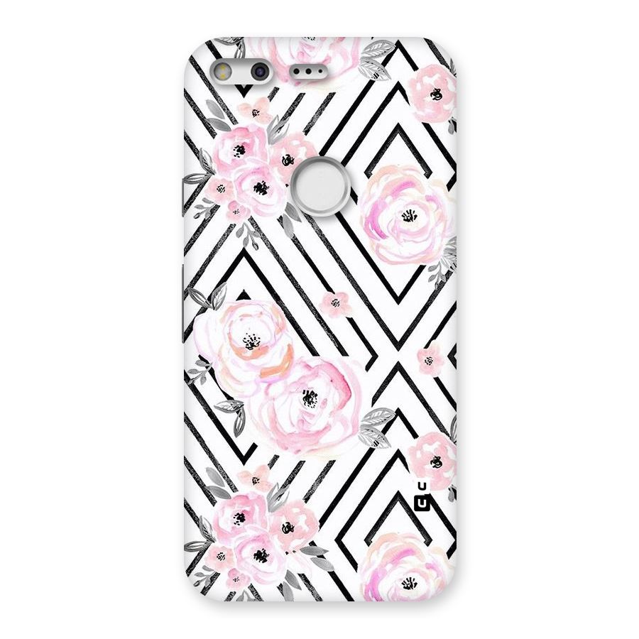 Light Pastel Flowers Design Back Case for Google Pixel