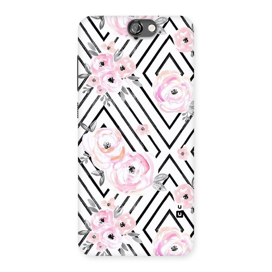 Light Pastel Flowers Design Back Case for HTC One A9