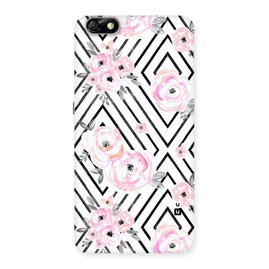 Light Pastel Flowers Design Back Case for Honor 4X