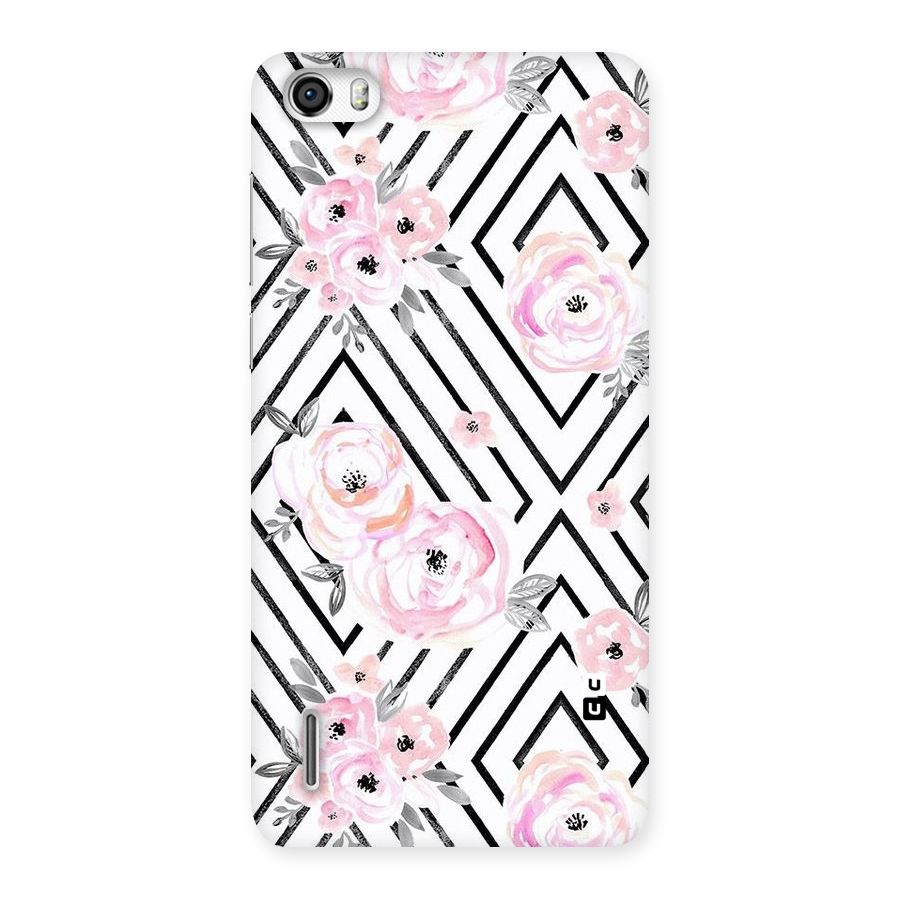 Light Pastel Flowers Design Back Case for Honor 6