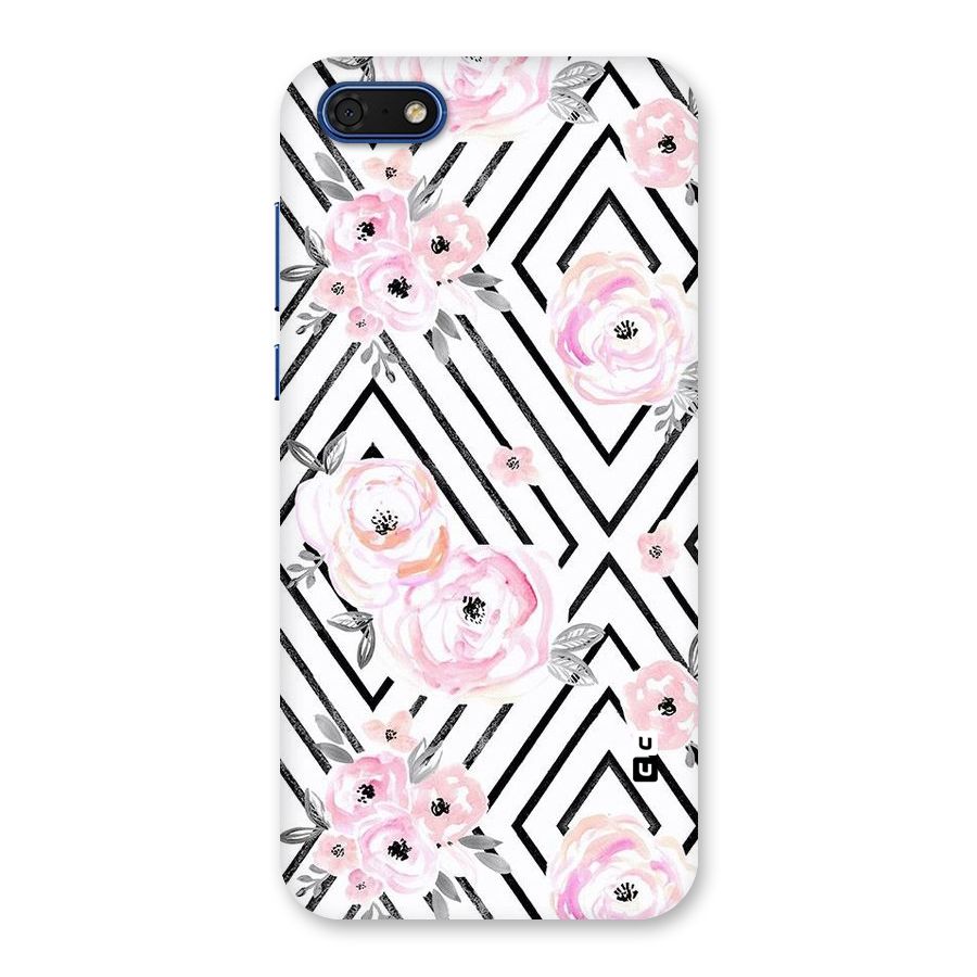 Light Pastel Flowers Design Back Case for Honor 7s