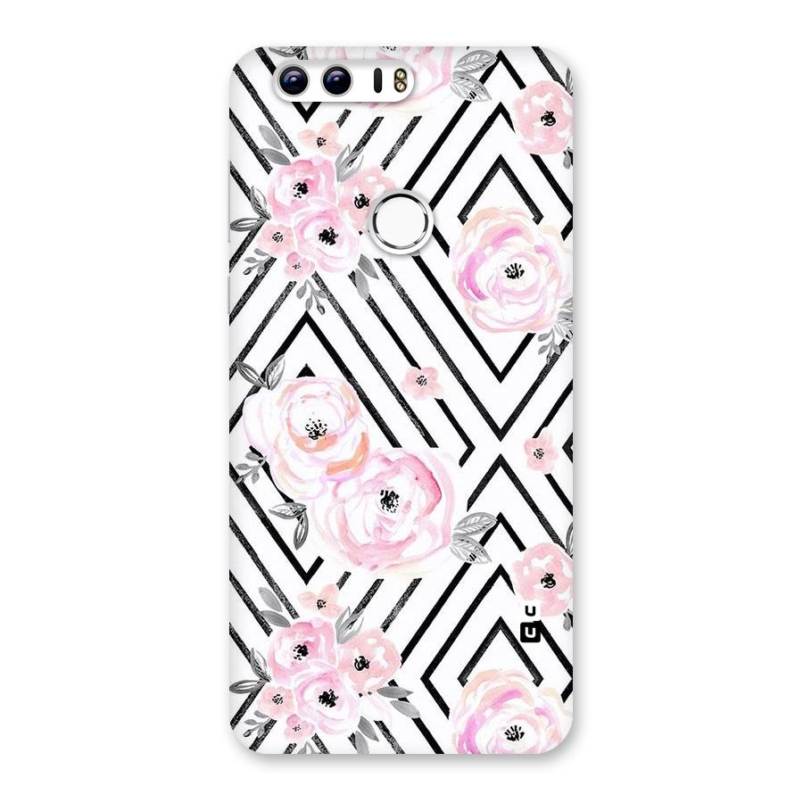 Light Pastel Flowers Design Back Case for Honor 8