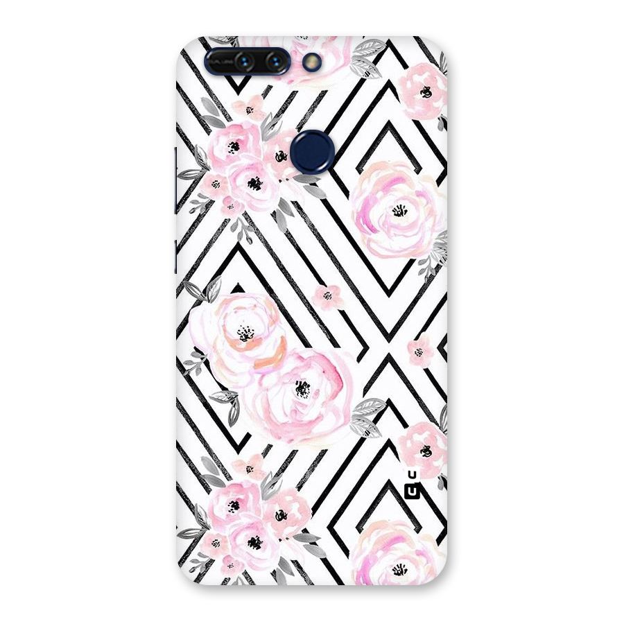 Light Pastel Flowers Design Back Case for Honor 8 Pro