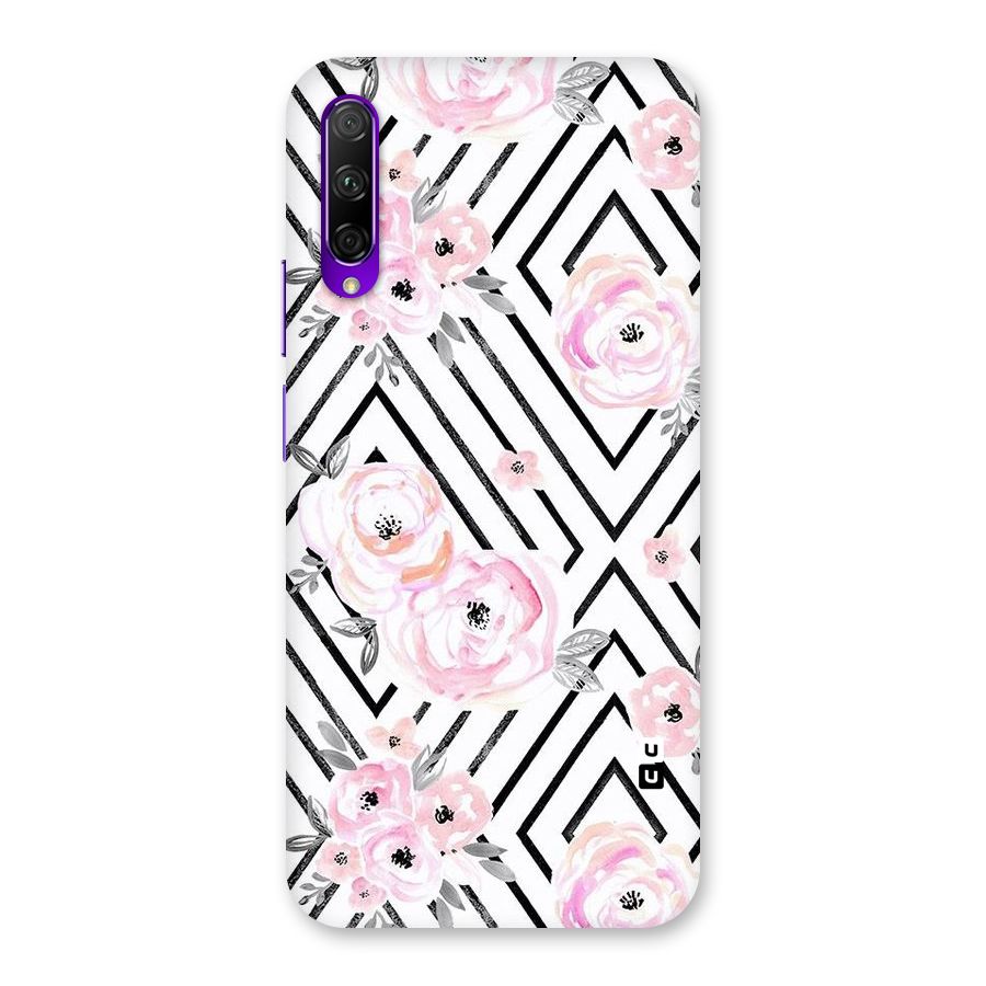Light Pastel Flowers Design Back Case for Honor 9X Pro