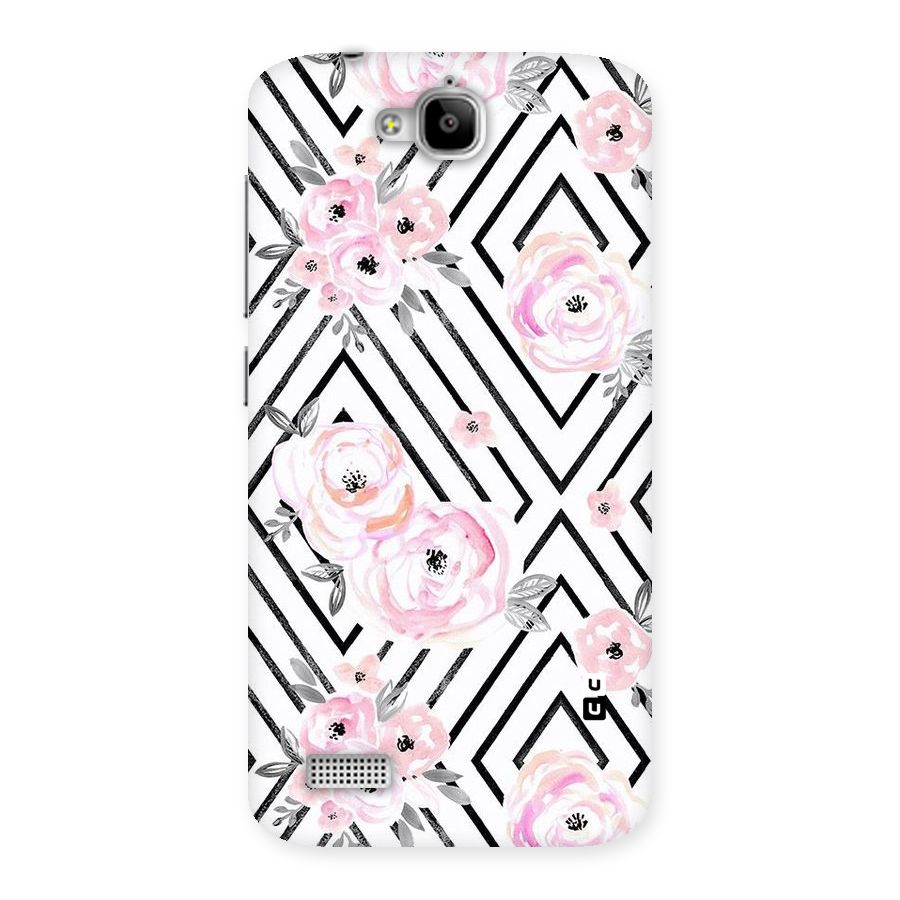 Light Pastel Flowers Design Back Case for Honor Holly