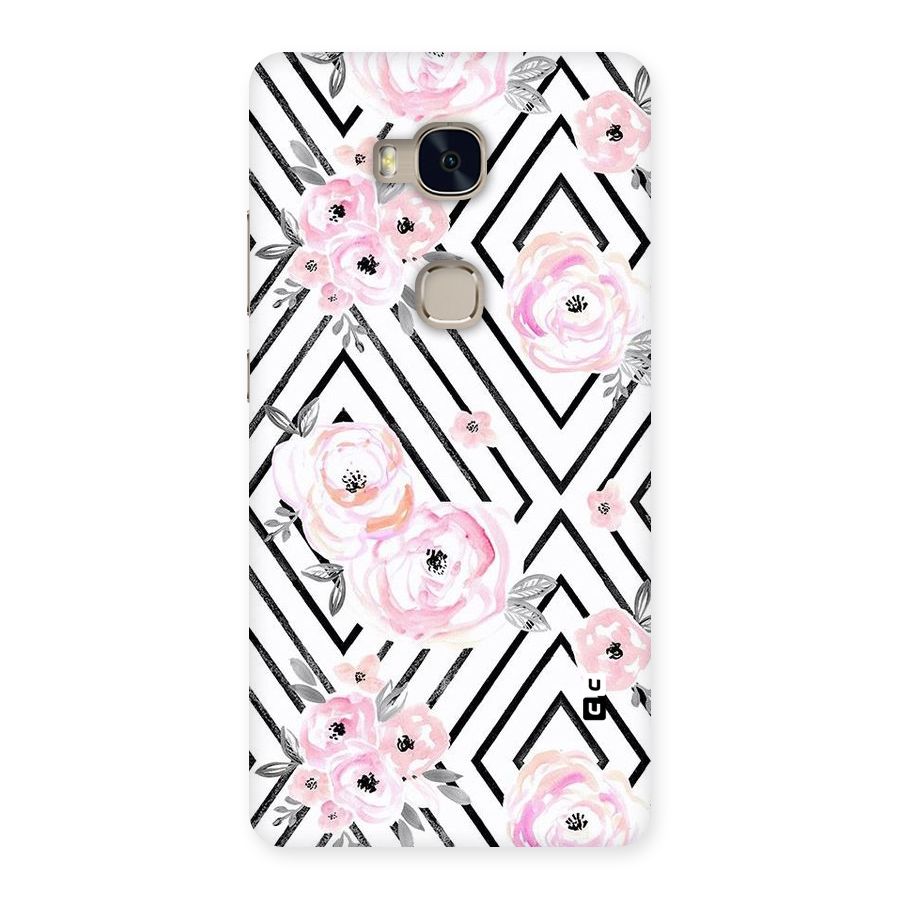 Light Pastel Flowers Design Back Case for Huawei Honor 5X