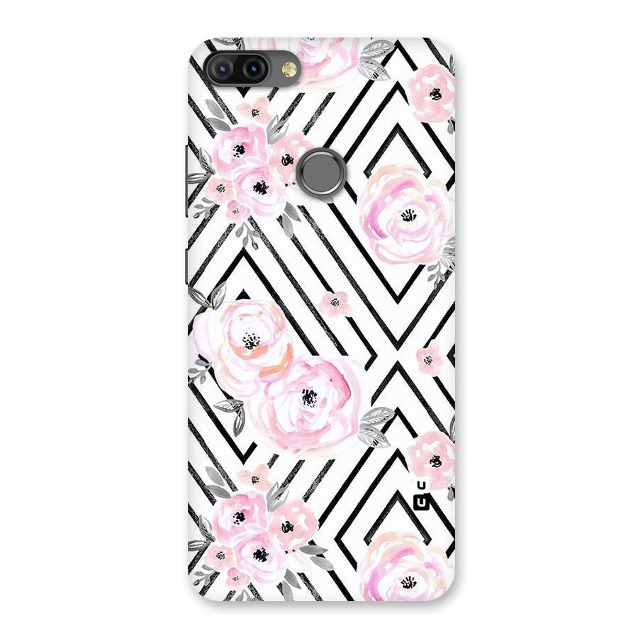 Light Pastel Flowers Design Back Case for Infinix Hot 6 Pro