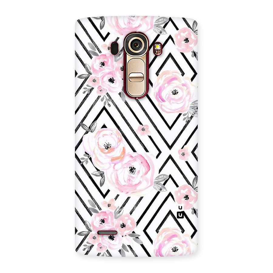 Light Pastel Flowers Design Back Case for LG G4
