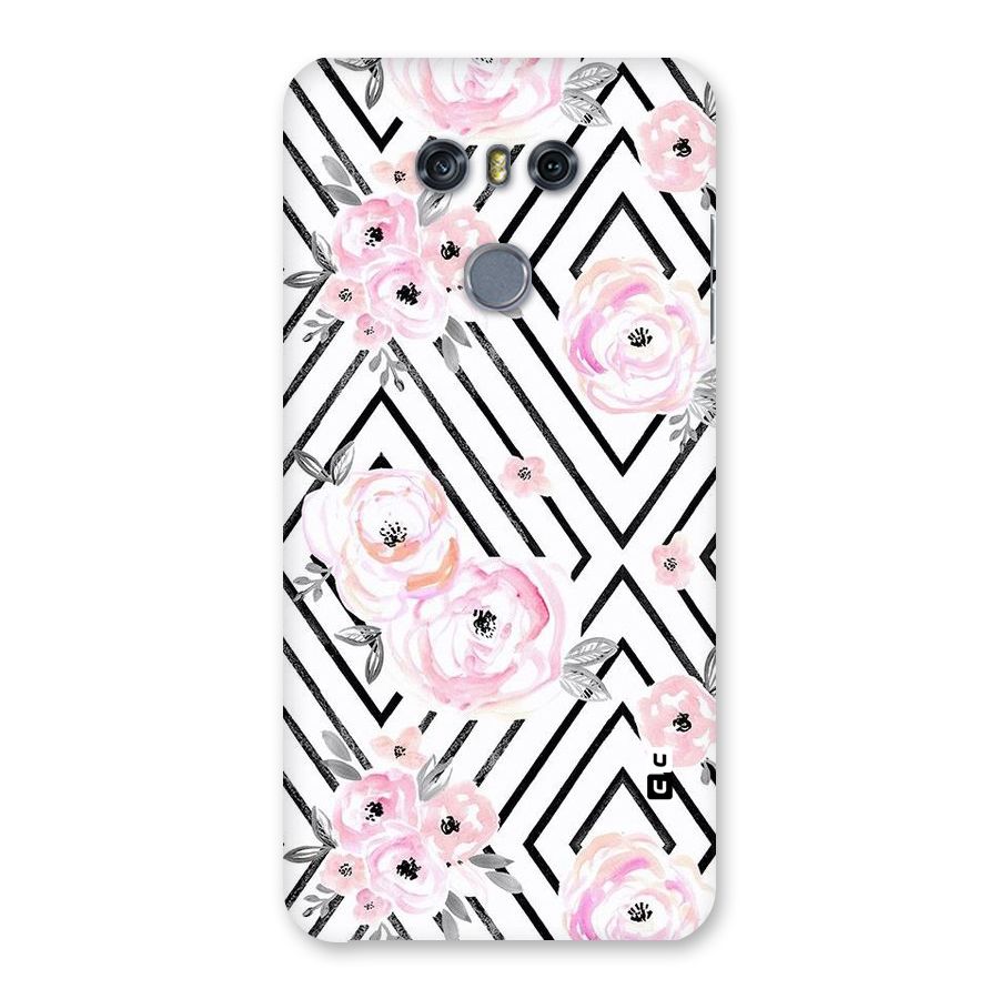 Light Pastel Flowers Design Back Case for LG G6