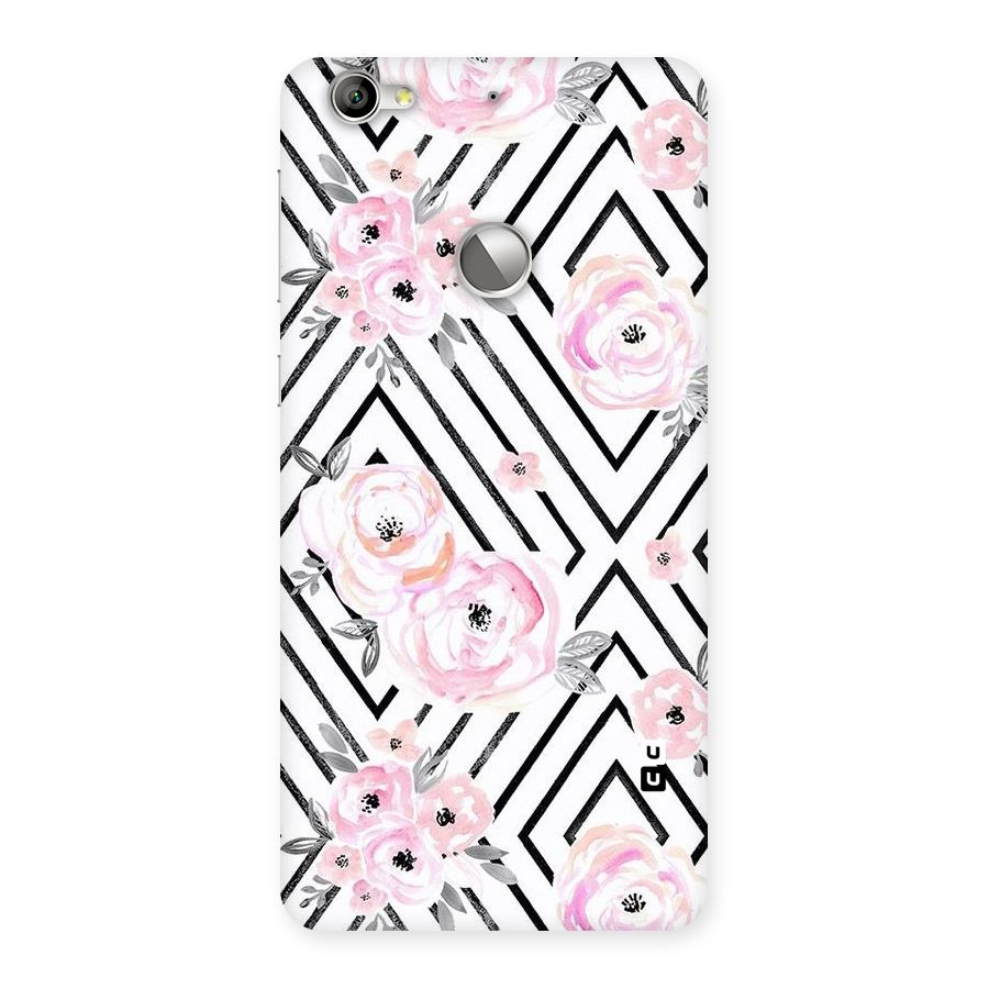 Light Pastel Flowers Design Back Case for LeTV Le 1s