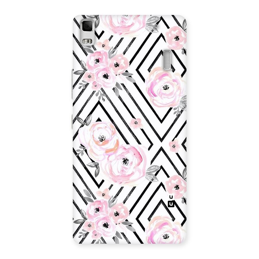Light Pastel Flowers Design Back Case for Lenovo K3 Note