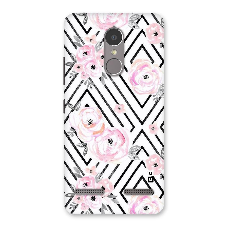Light Pastel Flowers Design Back Case for Lenovo K6