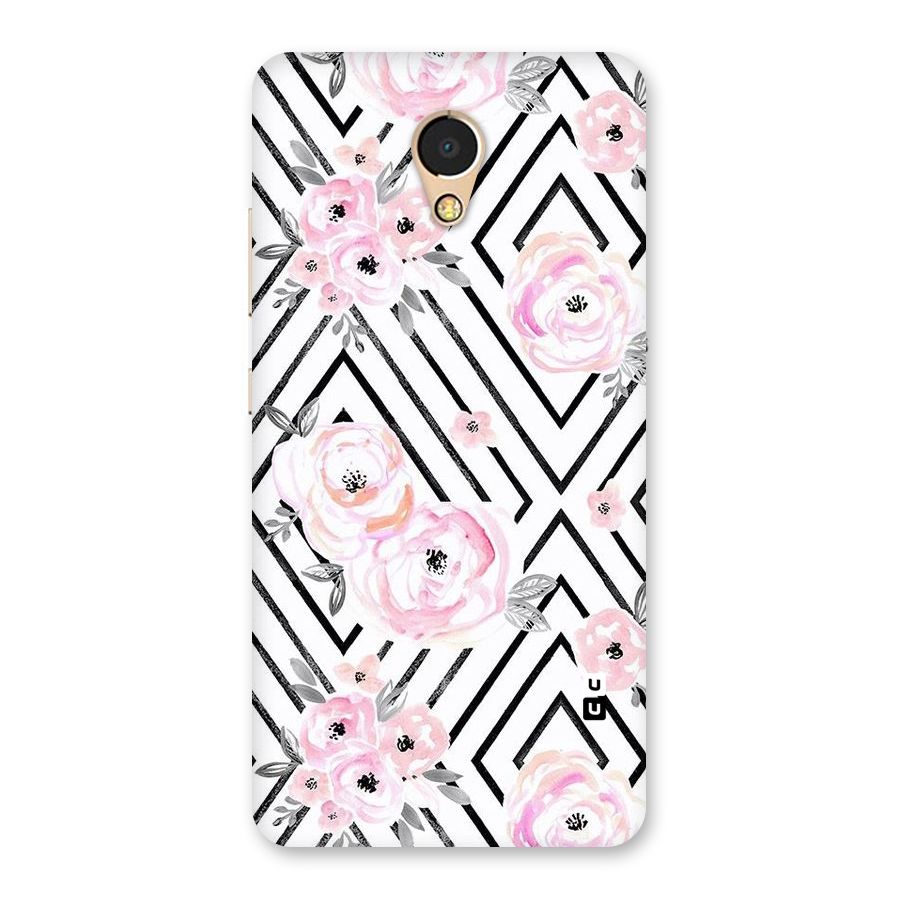 Light Pastel Flowers Design Back Case for Lenovo P2