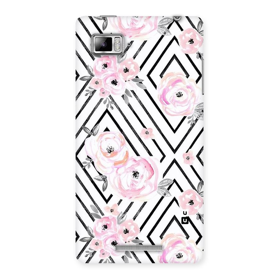 Light Pastel Flowers Design Back Case for Lenovo Vibe Z K910