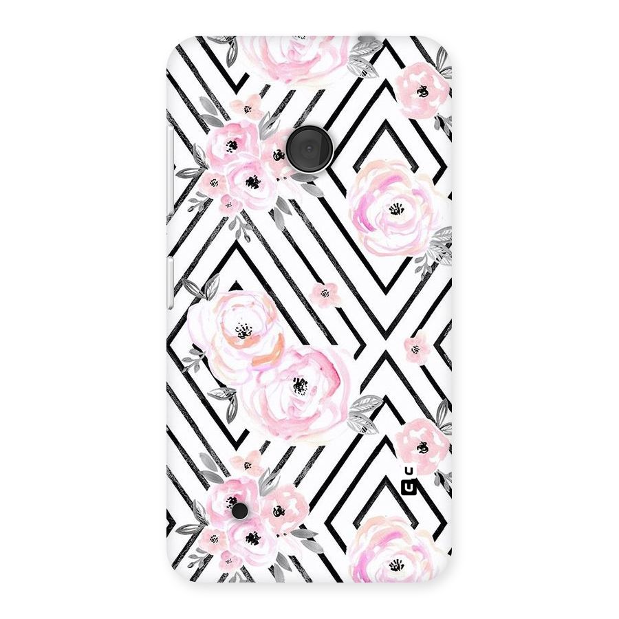 Light Pastel Flowers Design Back Case for Lumia 530