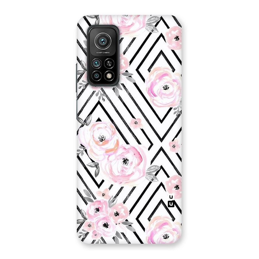 Light Pastel Flowers Design Back Case for Mi 10T Pro 5G