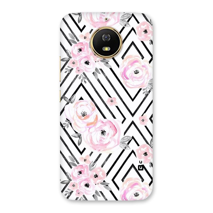 Light Pastel Flowers Design Back Case for Moto G5s