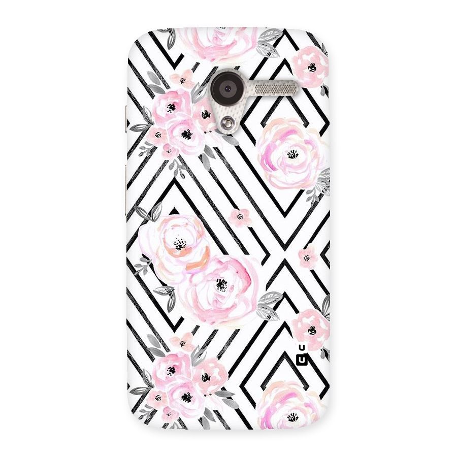 Light Pastel Flowers Design Back Case for Moto X