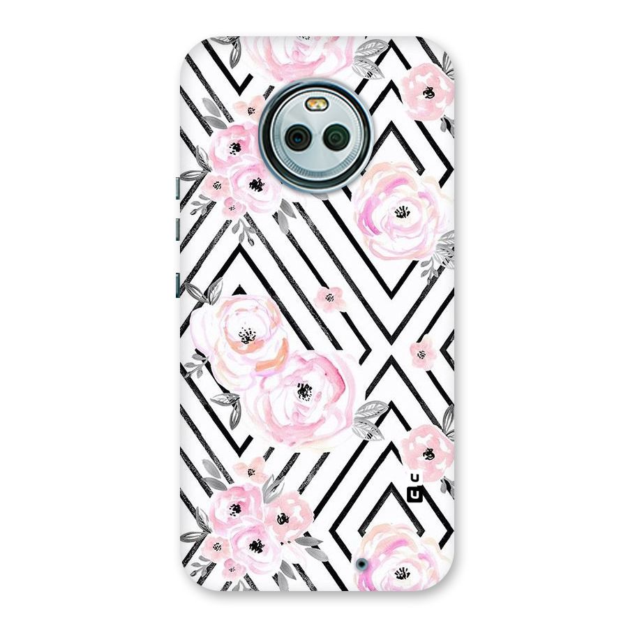 Light Pastel Flowers Design Back Case for Moto X4