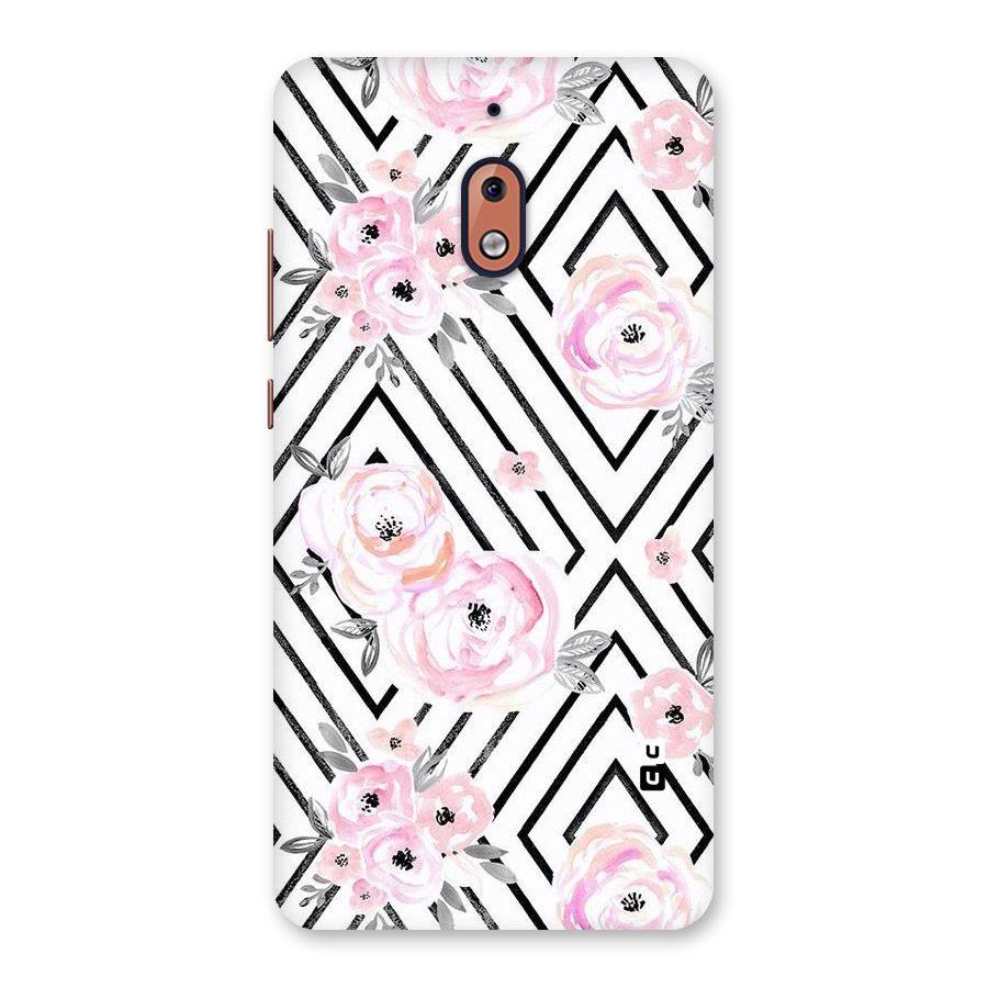Light Pastel Flowers Design Back Case for Nokia 2.1