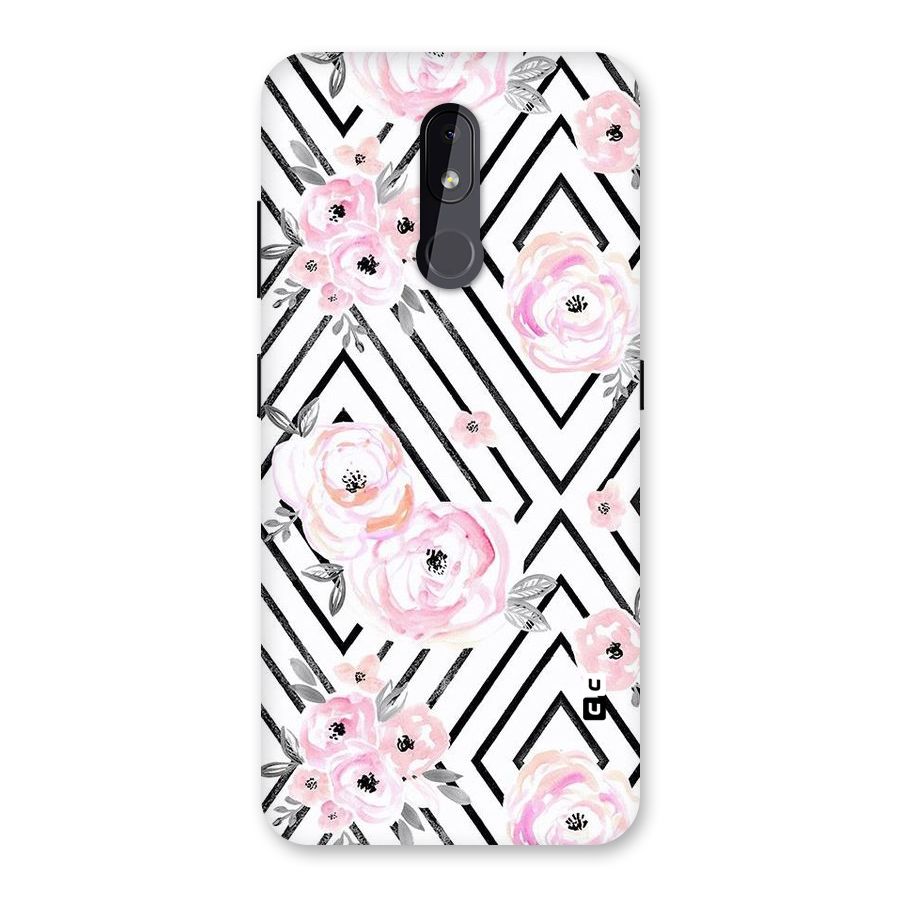 Light Pastel Flowers Design Back Case for Nokia 3.2