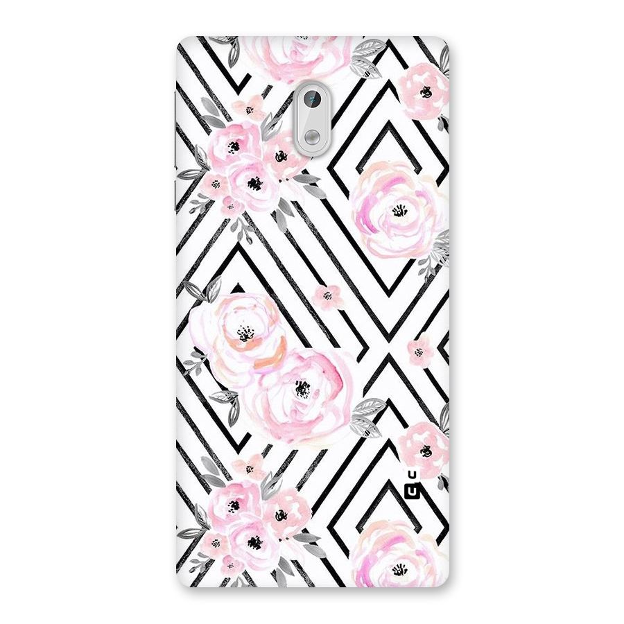 Light Pastel Flowers Design Back Case for Nokia 3