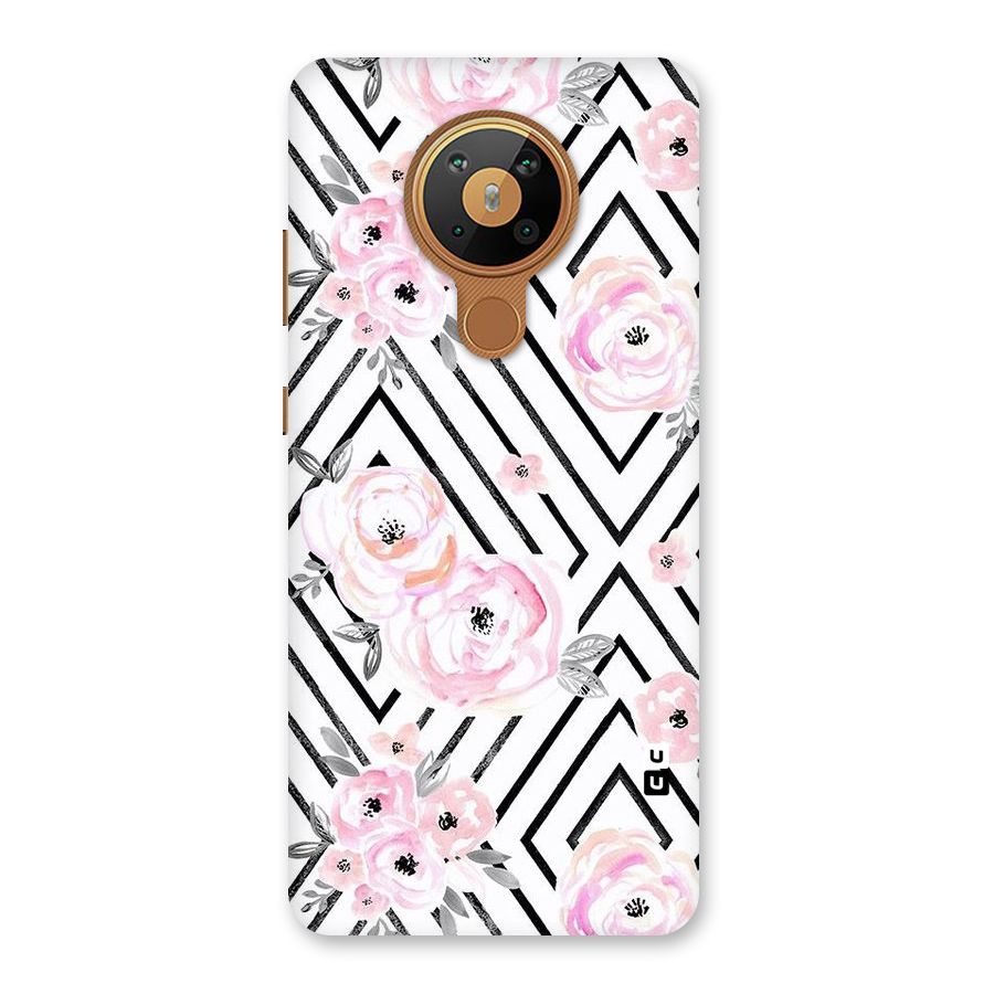 Light Pastel Flowers Design Back Case for Nokia 5.3