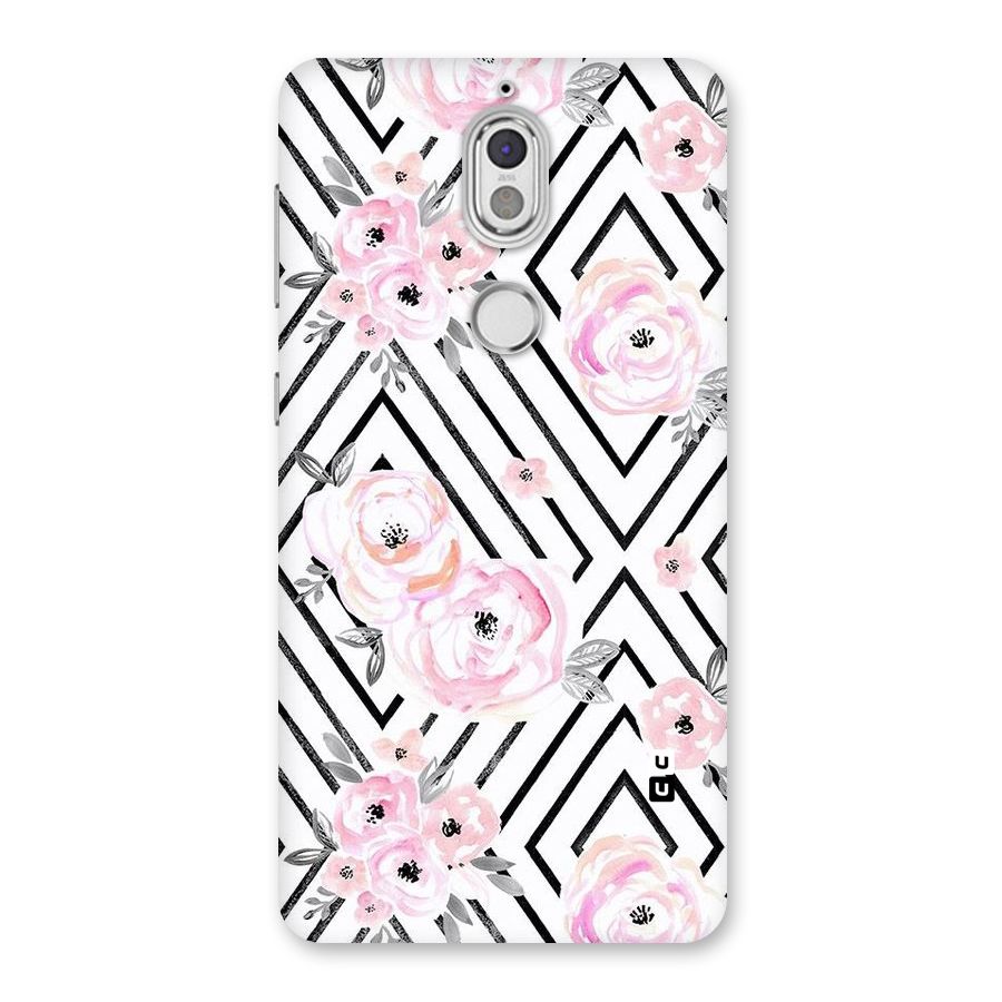 Light Pastel Flowers Design Back Case for Nokia 7