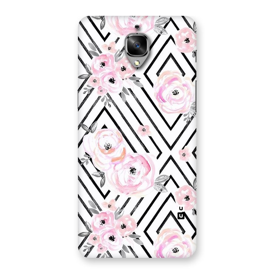 Light Pastel Flowers Design Back Case for OnePlus 3T