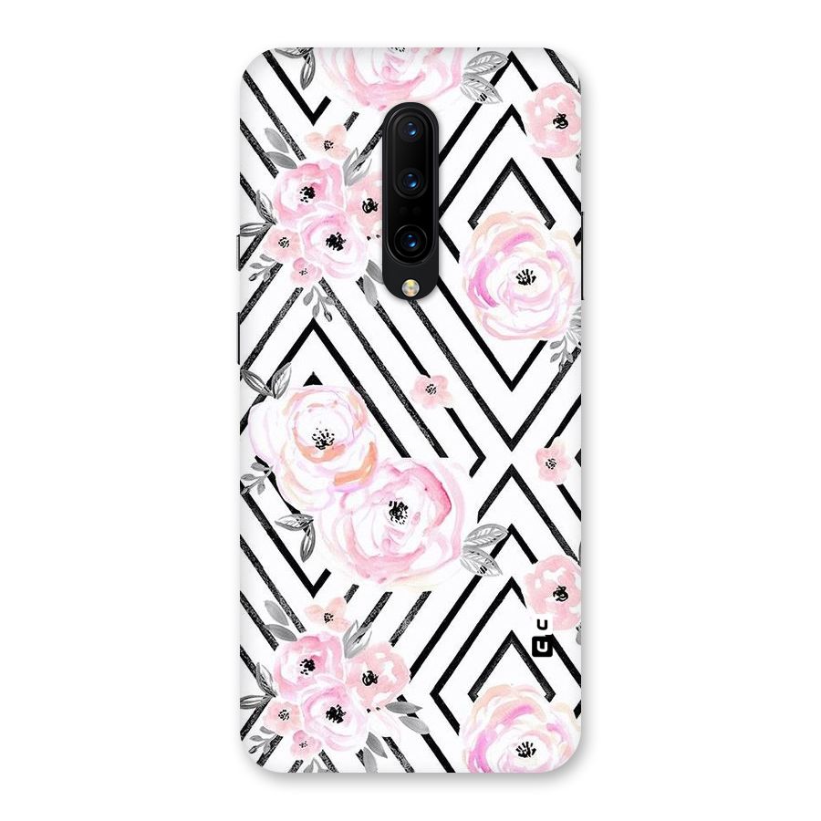 Light Pastel Flowers Design Back Case for OnePlus 7 Pro