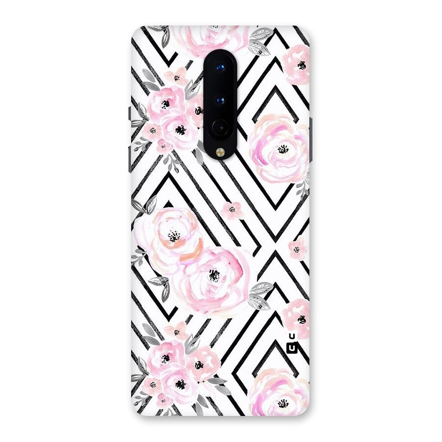 Light Pastel Flowers Design Back Case for OnePlus 8