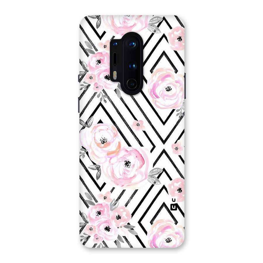 Light Pastel Flowers Design Back Case for OnePlus 8 Pro