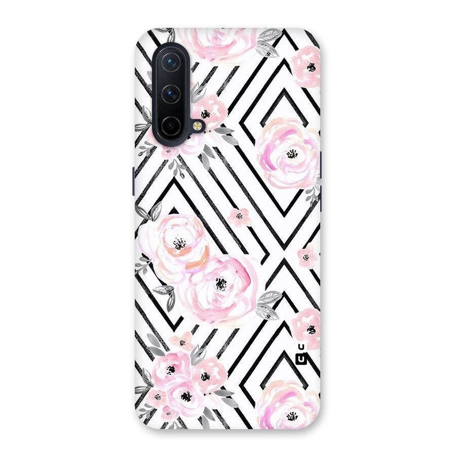 Light Pastel Flowers Design Back Case for OnePlus Nord CE 5G