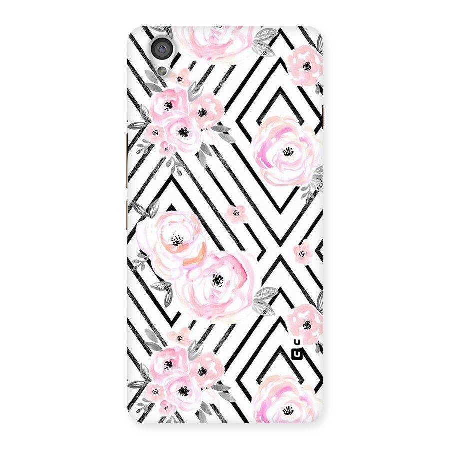 Light Pastel Flowers Design Back Case for OnePlus X