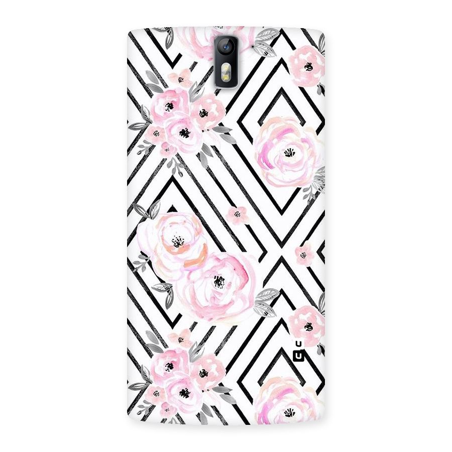 Light Pastel Flowers Design Back Case for One Plus One
