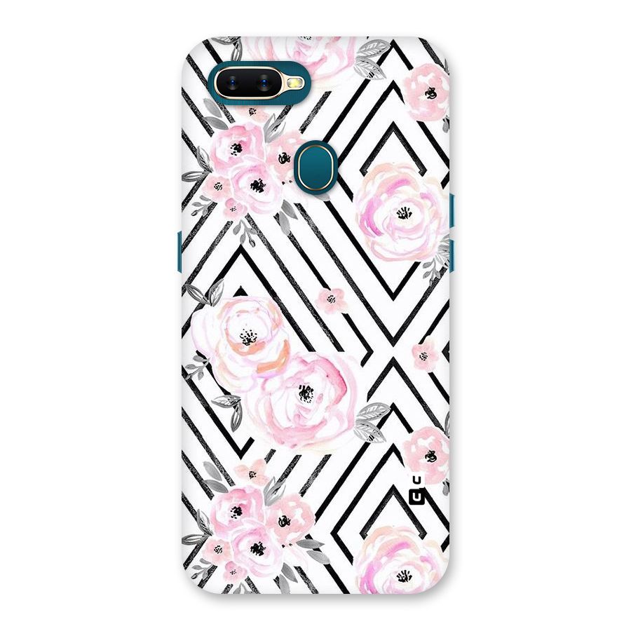 Light Pastel Flowers Design Back Case for Oppo A11k