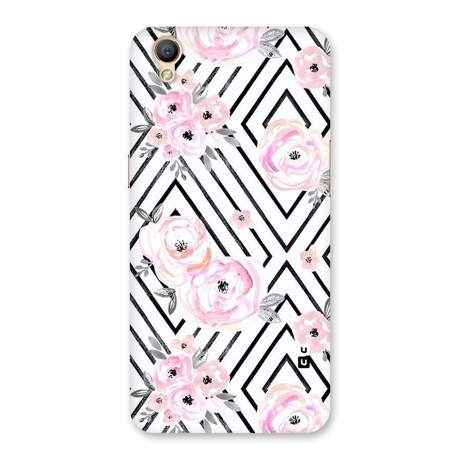 Light Pastel Flowers Design Back Case for Oppo A37