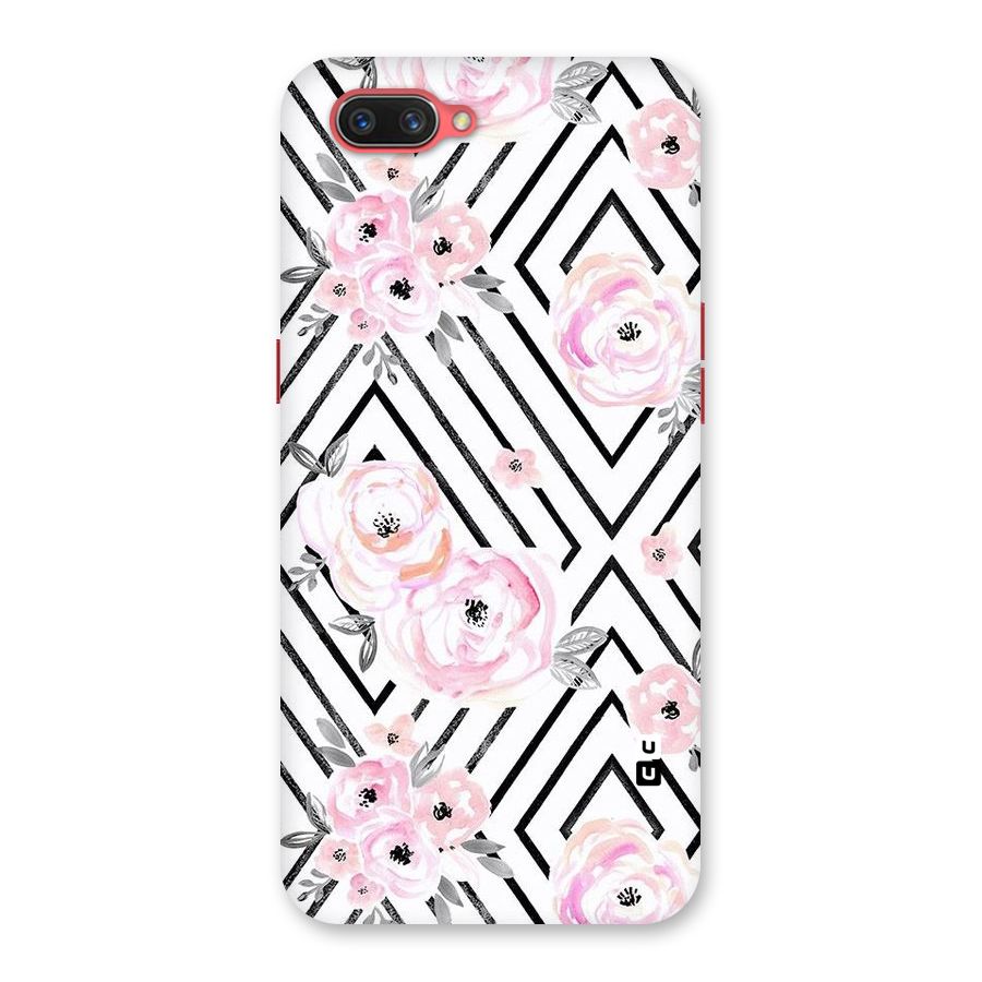Light Pastel Flowers Design Back Case for Oppo A3s