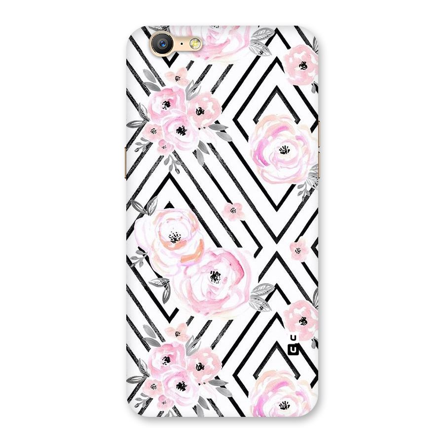 Light Pastel Flowers Design Back Case for Oppo A57