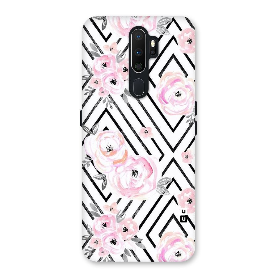 Light Pastel Flowers Design Back Case for Oppo A5 (2020)