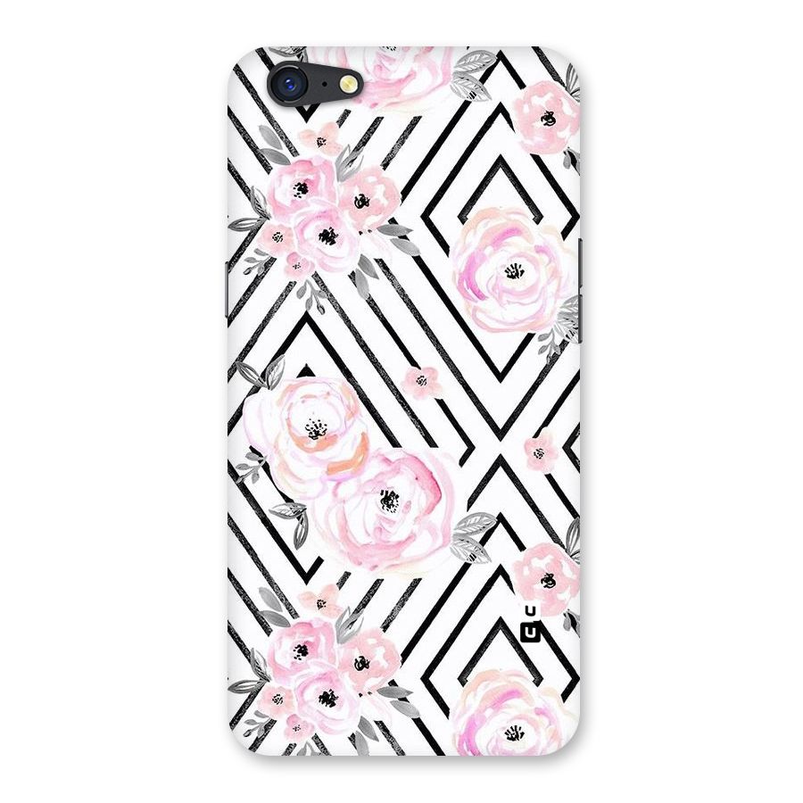 Light Pastel Flowers Design Back Case for Oppo A71