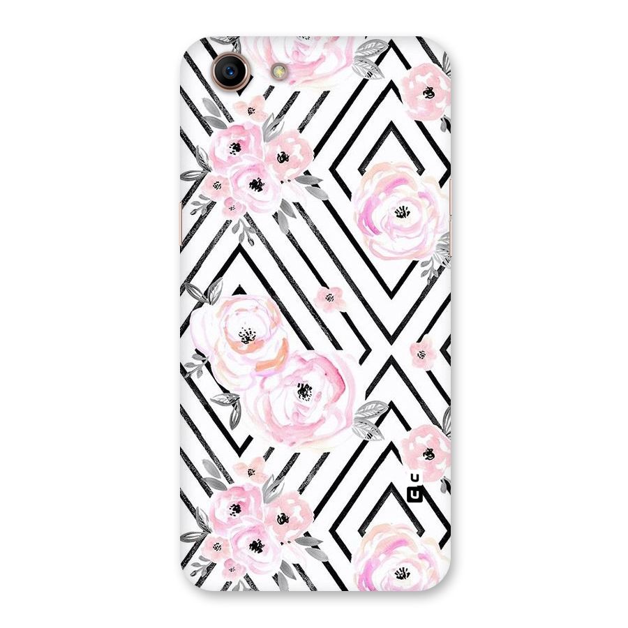 Light Pastel Flowers Design Back Case for Oppo A83 (2018)