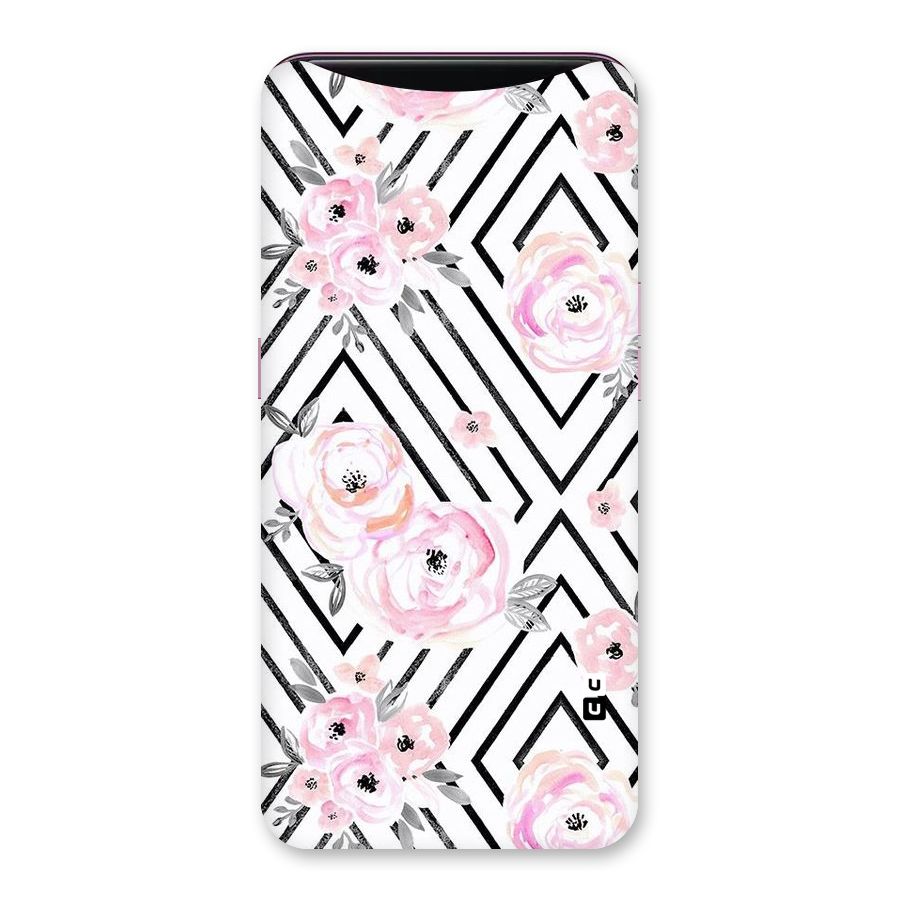 Light Pastel Flowers Design Back Case for Oppo Find X