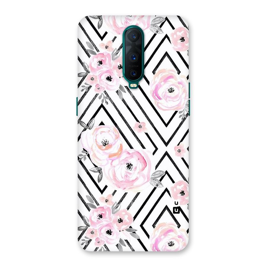 Light Pastel Flowers Design Back Case for Oppo R17 Pro