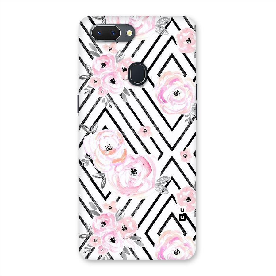 Light Pastel Flowers Design Back Case for Oppo Realme 2