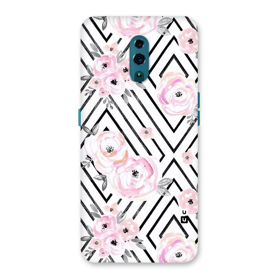 Light Pastel Flowers Design Back Case for Oppo Reno