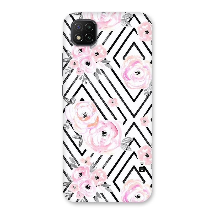 Light Pastel Flowers Design Back Case for Poco C3