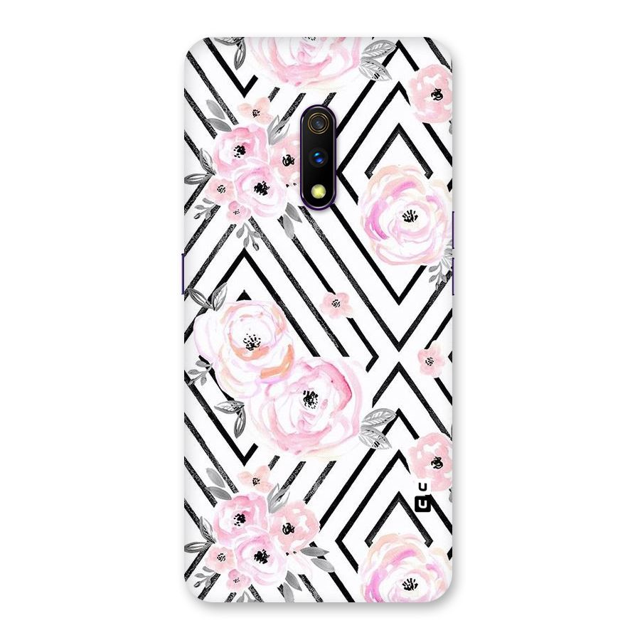 Light Pastel Flowers Design Back Case for Realme X