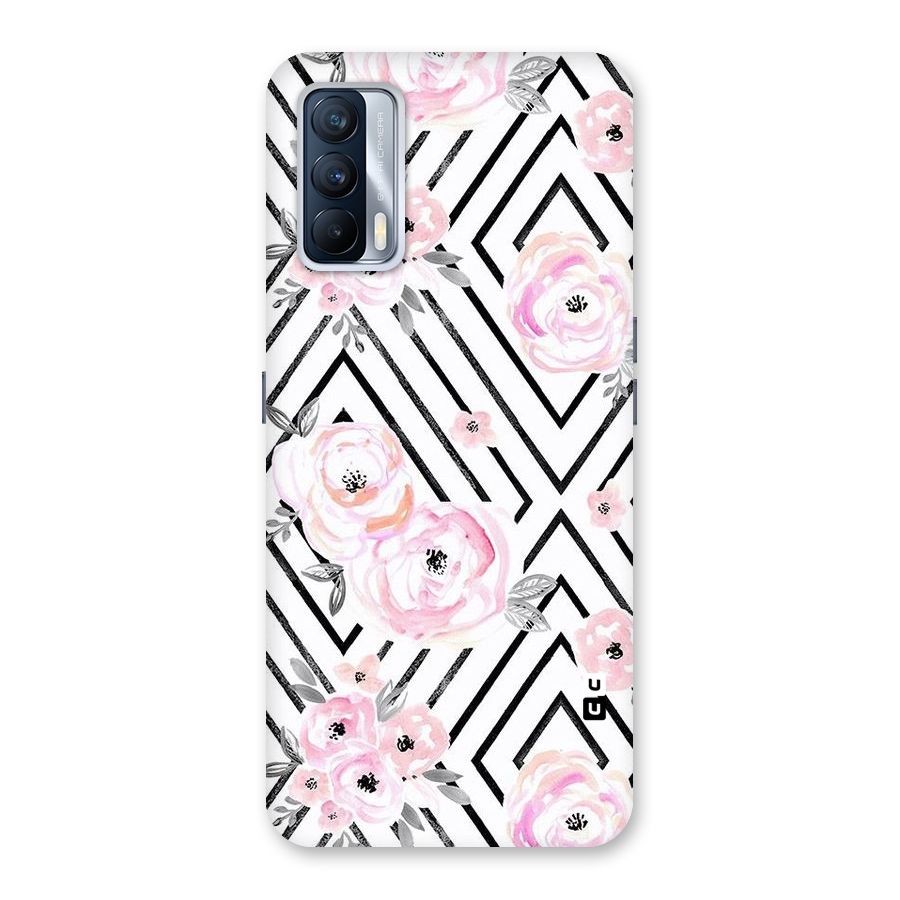 Light Pastel Flowers Design Back Case for Realme X7